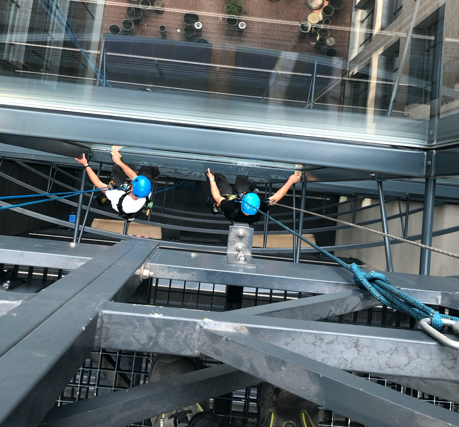 Reiniging ramen Rope Access